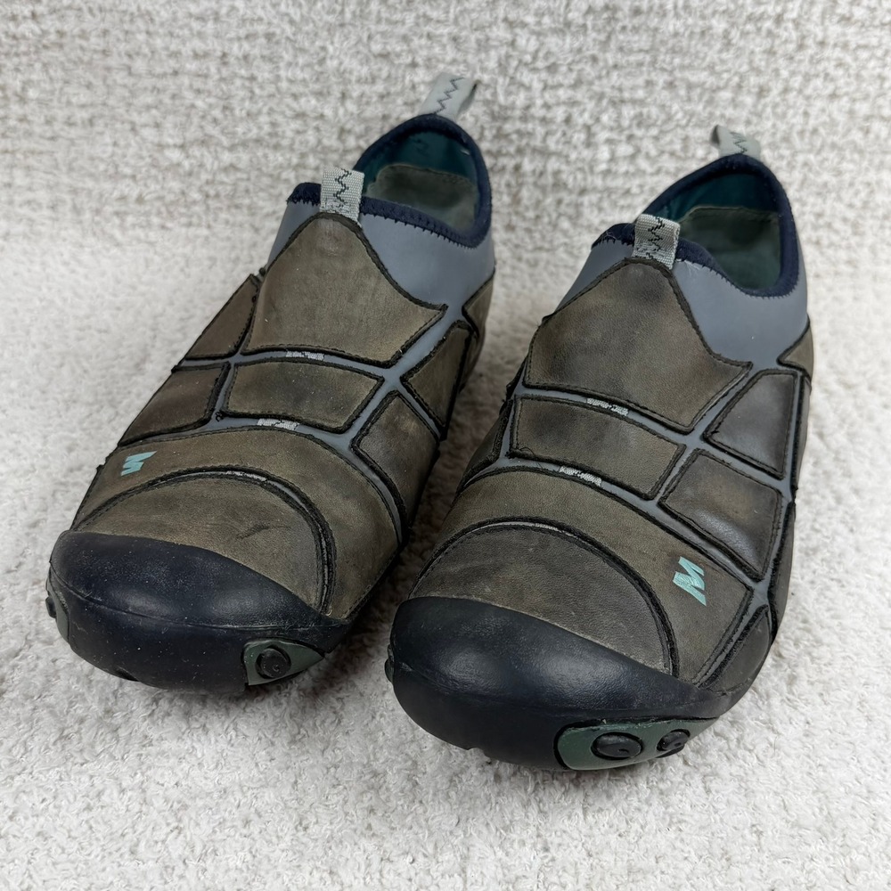 Merrell Mosaic Black Performance Slip On Shoes Womens 8 Brown Leather No Insert